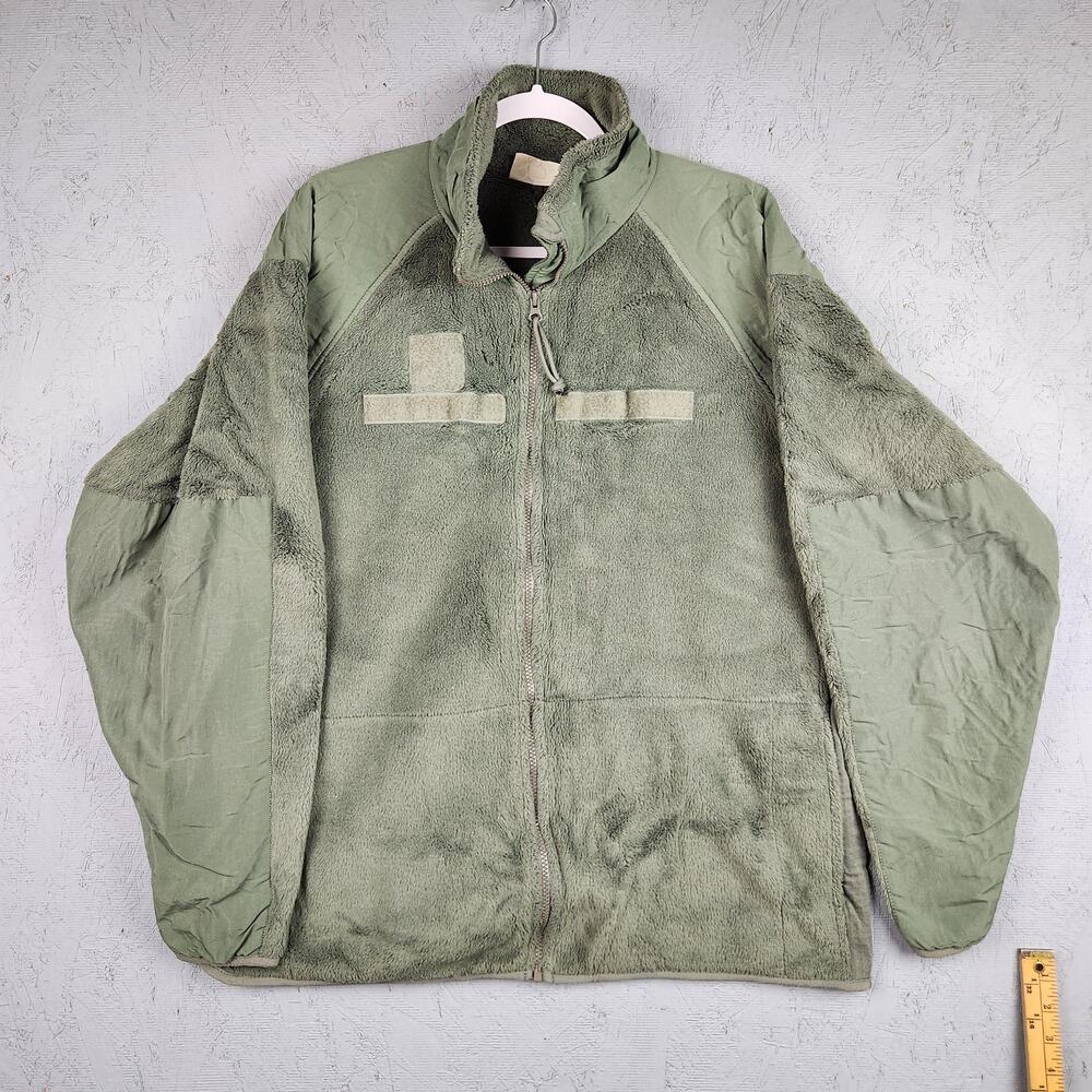 Gen III Cold Weather Fleece Jacket Mens Large Long Foliage Green Peckham Deep